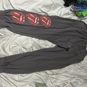 Target Rolling Stones sweat pants, size small